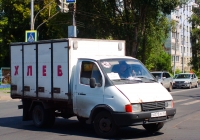 Фургон для перевозки хлеба на шасси ГАЗ-3302 "Газель"  #Х075РЕ63. г.Самара, ул. Коммунистическая