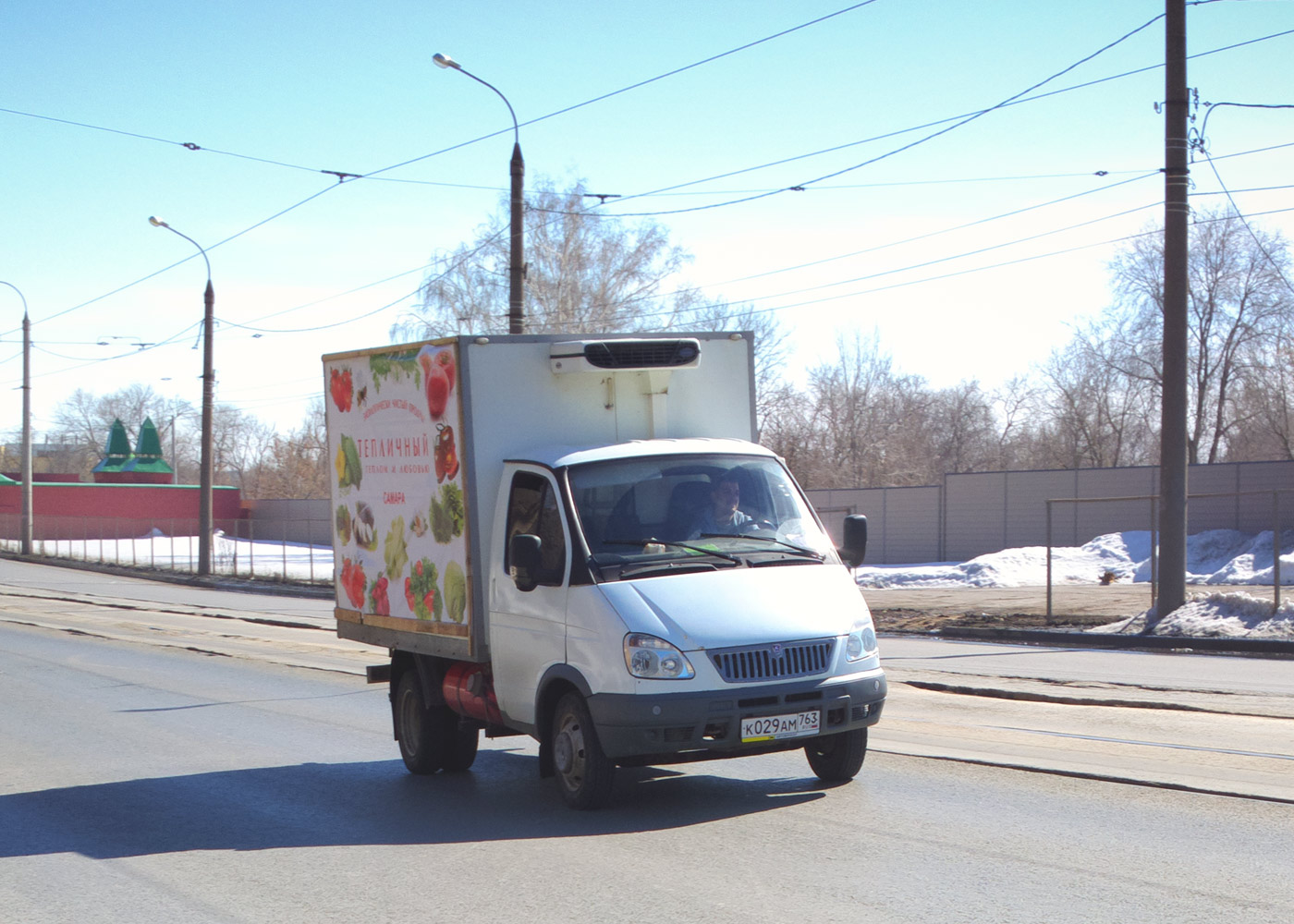 Фургон на шасси ГАЗ-3302-288 "Газель-Бизнес" #К029АМ763. г. Самара, ул. Партизанская