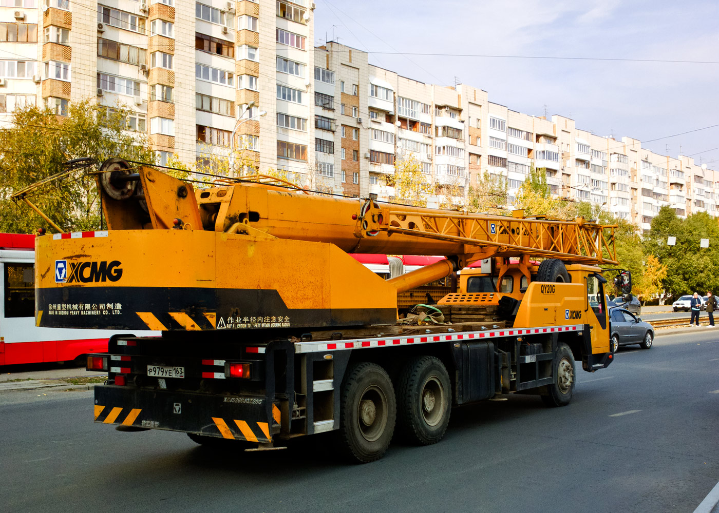Автокран XCMG QY20G #Р979УЕ163. г. Самара, пр. Ленина