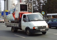 Бортовой грузовой автомобиль ГАЗ-3302 "Газель" #О168ТС163, Мини-Экскаватор Hitachi. г. Самара, Московское шоссе