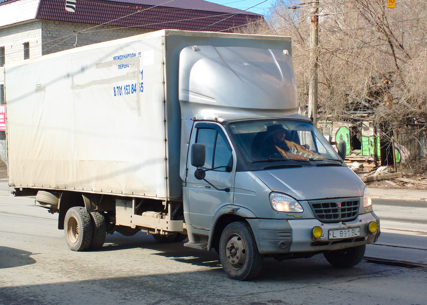 Бортовой грузовой автомобиль ГАЗ-33104 "Валдай"  #L891BL. г. Самара, ул. Тухачевского