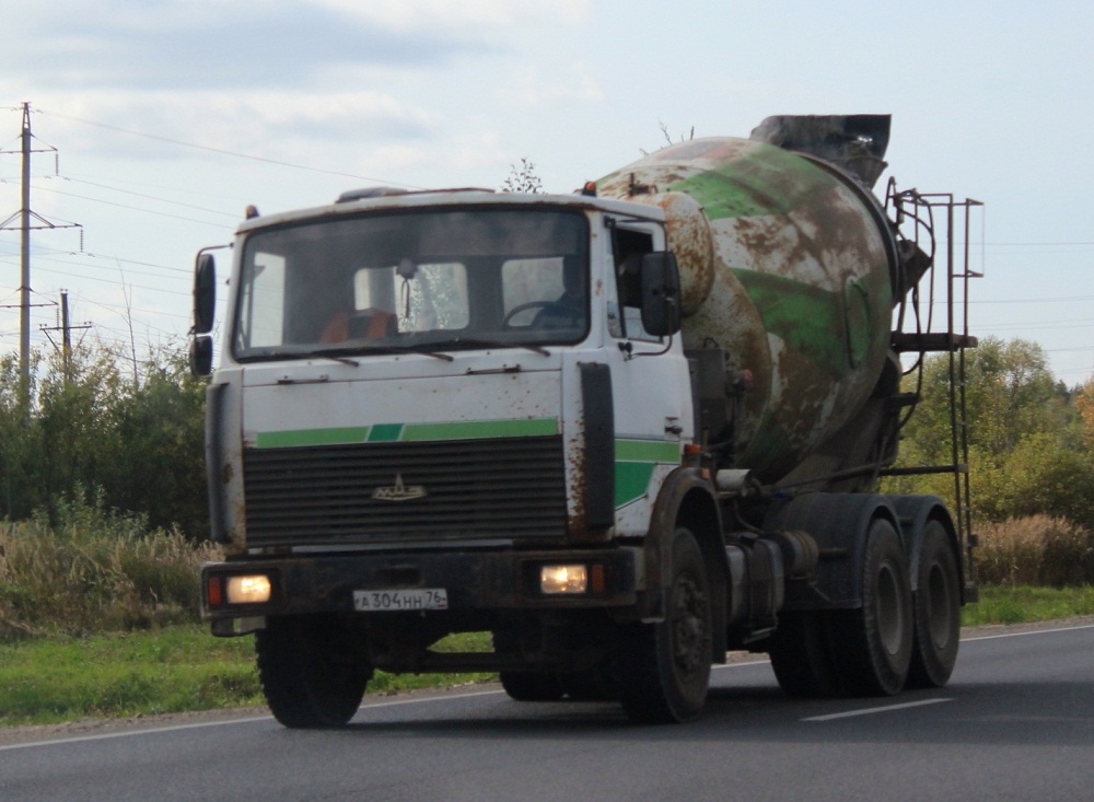Бетоносмеситель 69361С на шасси МАЗ-6303 #А304НН76. г. Ярославль