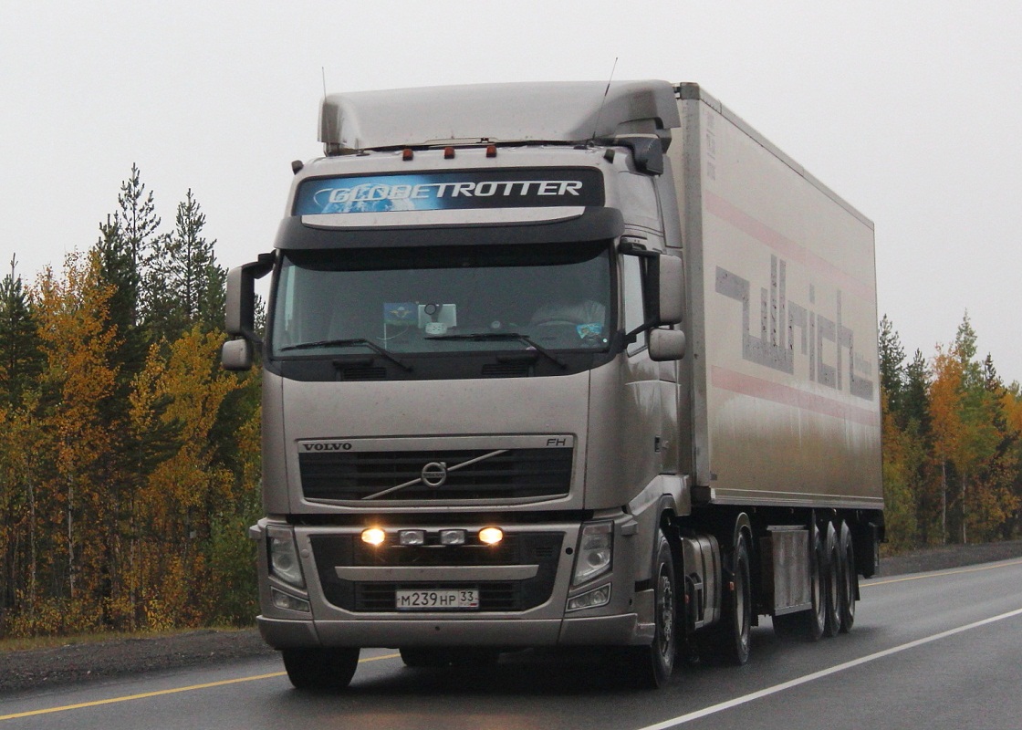 Седельный тягач Volvo FH 440 #М 239 НР 33. Мурманская обл., трасса Р-21 Кола