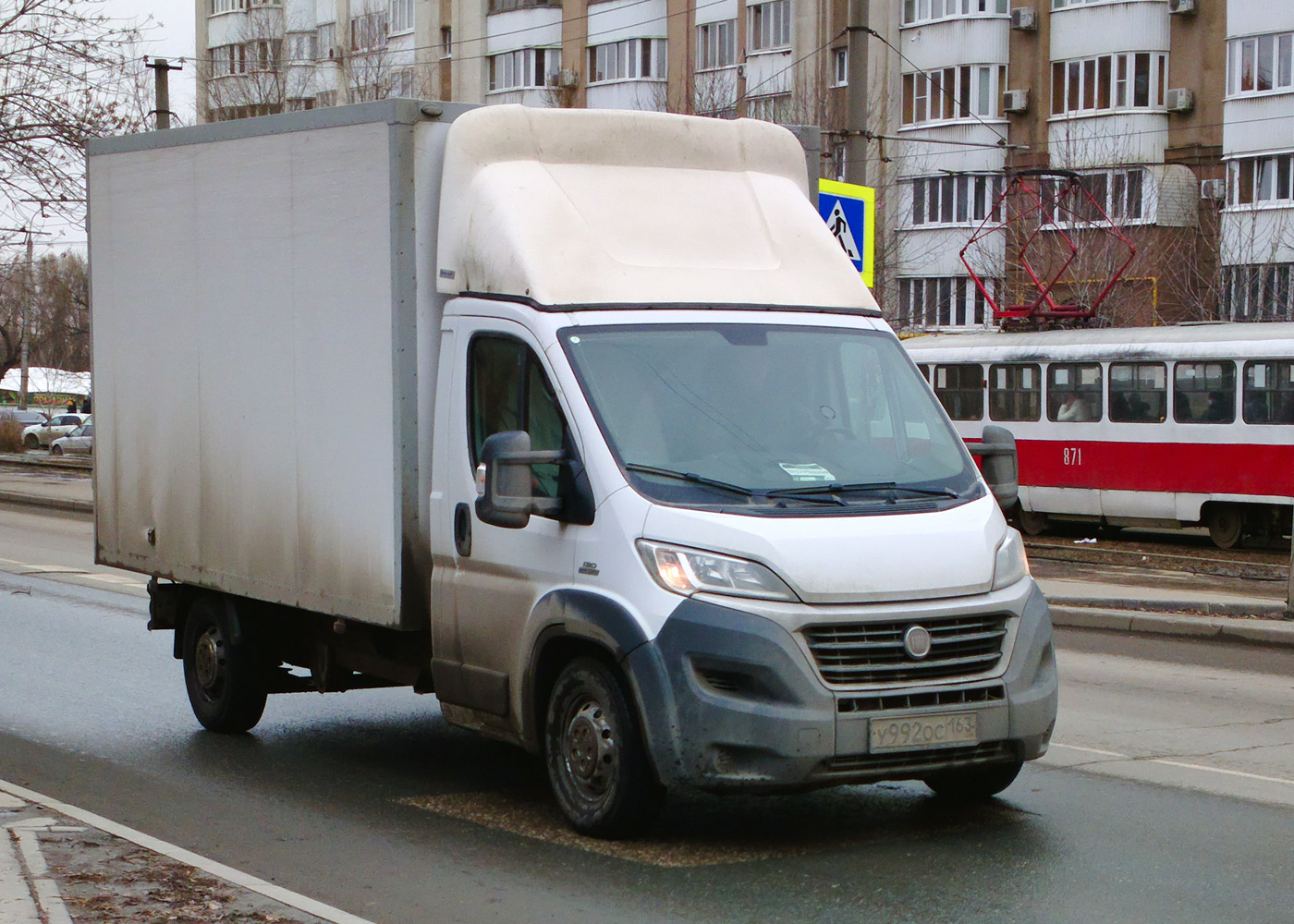 Фургон на шасси FIAT Ducato #У992ОС163. г. Самара, ул. Киевская