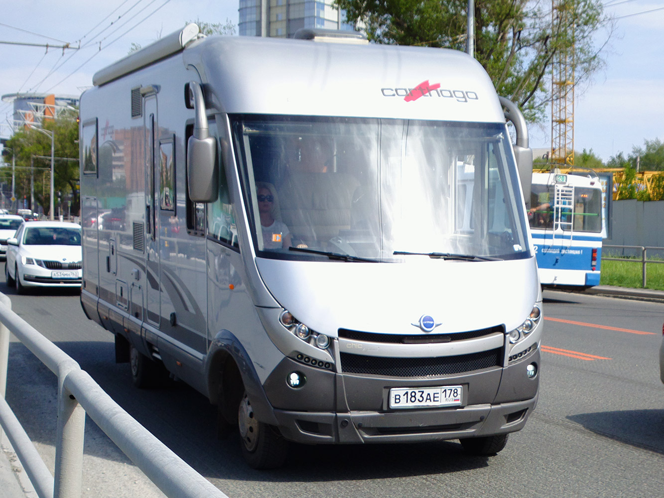 Автодом Carthogo Chic C-line (2017) #В183АЕ178. Самара, Московское шоссе