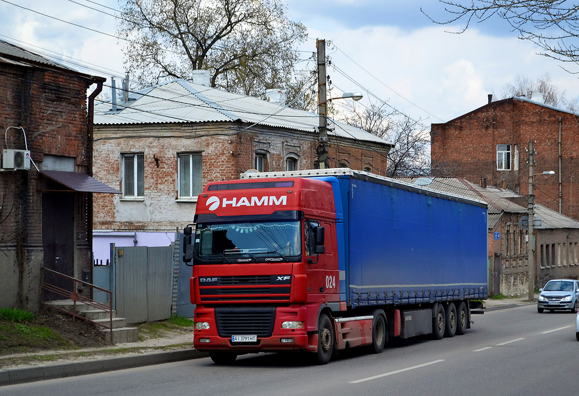 Седельный тягач DAF XF480  #АI 3791 НТ. Харьковская обл., г. Харьков, Озерянская ул.