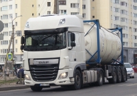Седельный тягач DAF FT XF Euro 6 #JU-112. г. Псков, Рижский пр.
