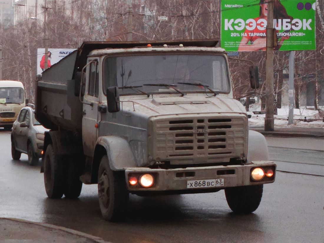 Самосвал ЗиЛ-4331* #Х868ВС63. г. Самара, ул. Мичурина