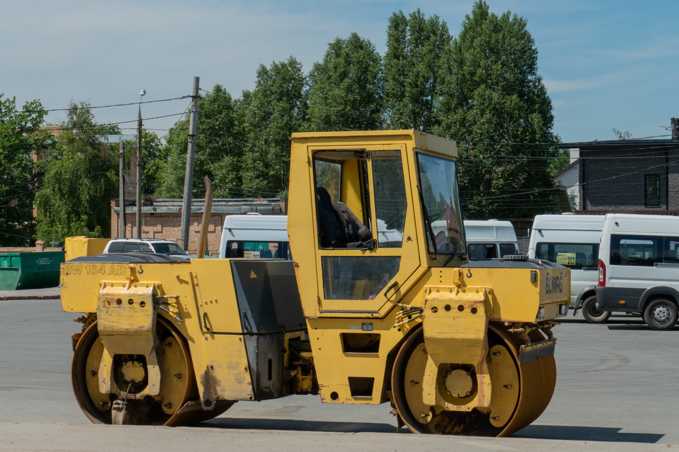 асфальтовый каток BOMAG BW 164 AD. г. Самара, ул. 9-я просека