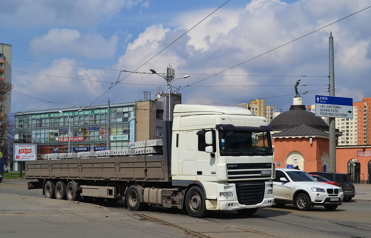 Седельный тягач на базе автомобиля DAF XF*  АХ 3627 ЕХ. Харьковская обл., г. Харьков, Плехановская ул.
