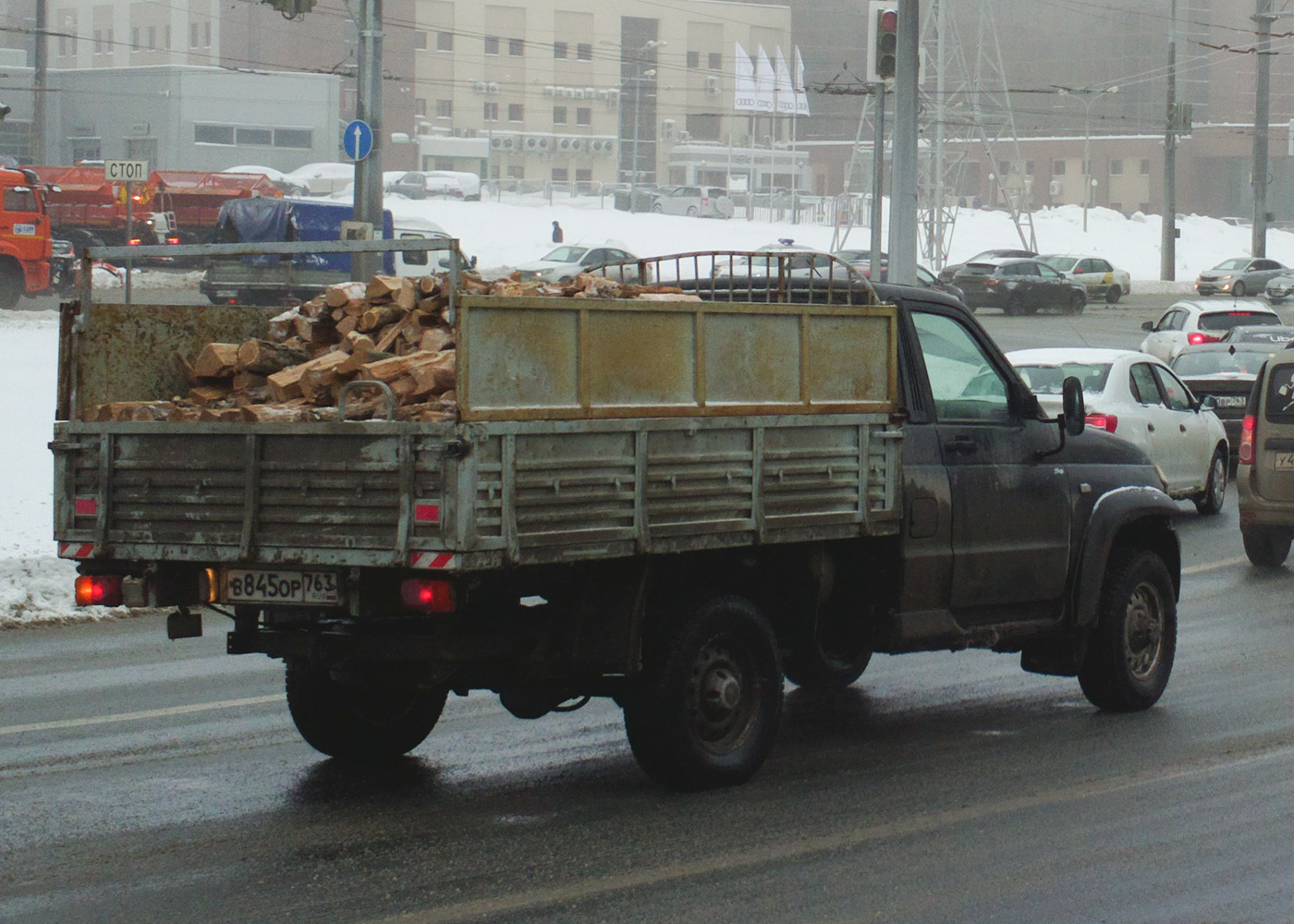 Грузовой автомобиль УАЗ-23602* #В845ОР763. г. Самара, Московское шоссе
