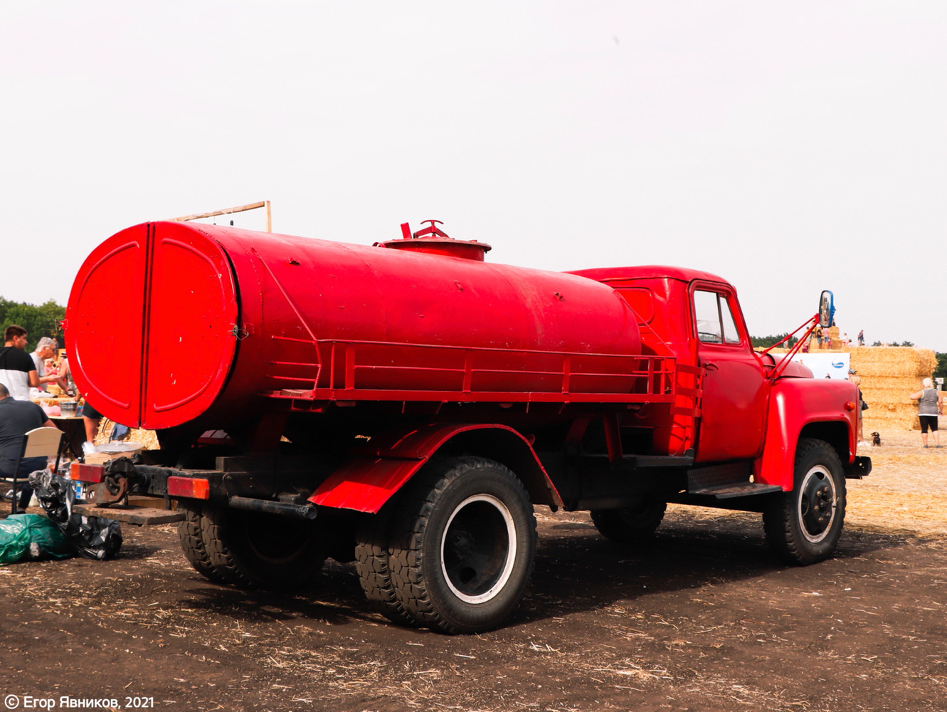 Автоцистерна упрощённой конструкции АЦУ-10 (5312-01), #АХ5188ВА. Харьковская обл., Волчанский р-н, с. Фёдоровка