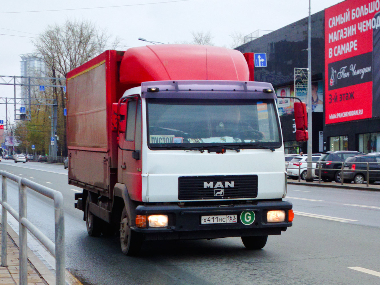 МАN 8.153 #Х411НС163. Самара, Московское шоссе