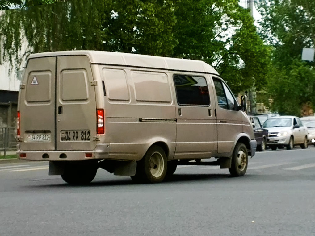 Грузопассажирский автомобиль ГАЗ-2705-288 "Газель-Бизнес" #34RP812. г. Самара, улица Авроры