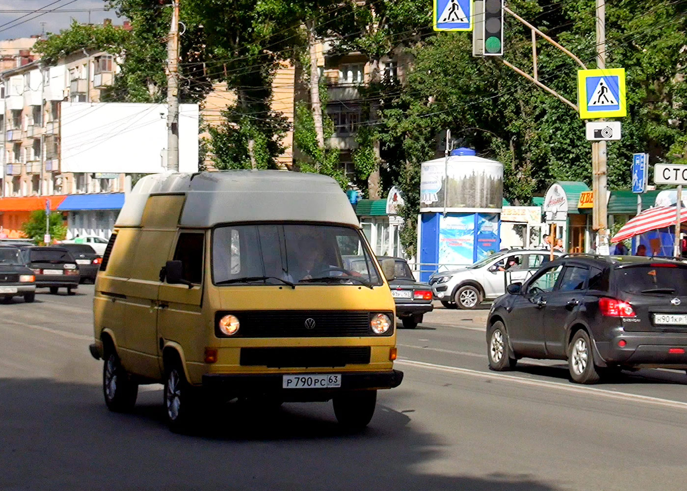 Volkswagen Transporter T3 #Р790РС63. Самара, улица Стара-Загора