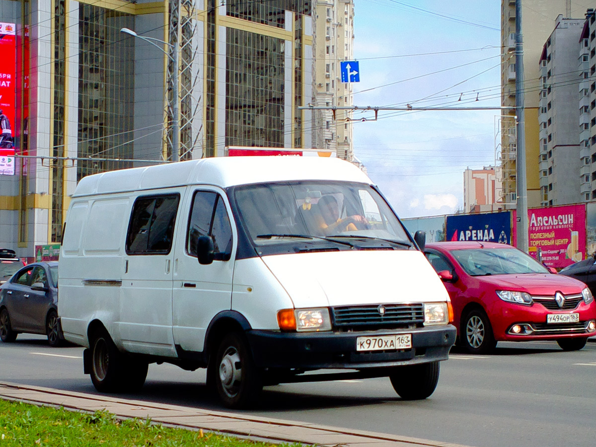Грузопассажирский автомобиль ГАЗ-2705 "Газель" #К970ХА163. г. Самара, Московское шоссе