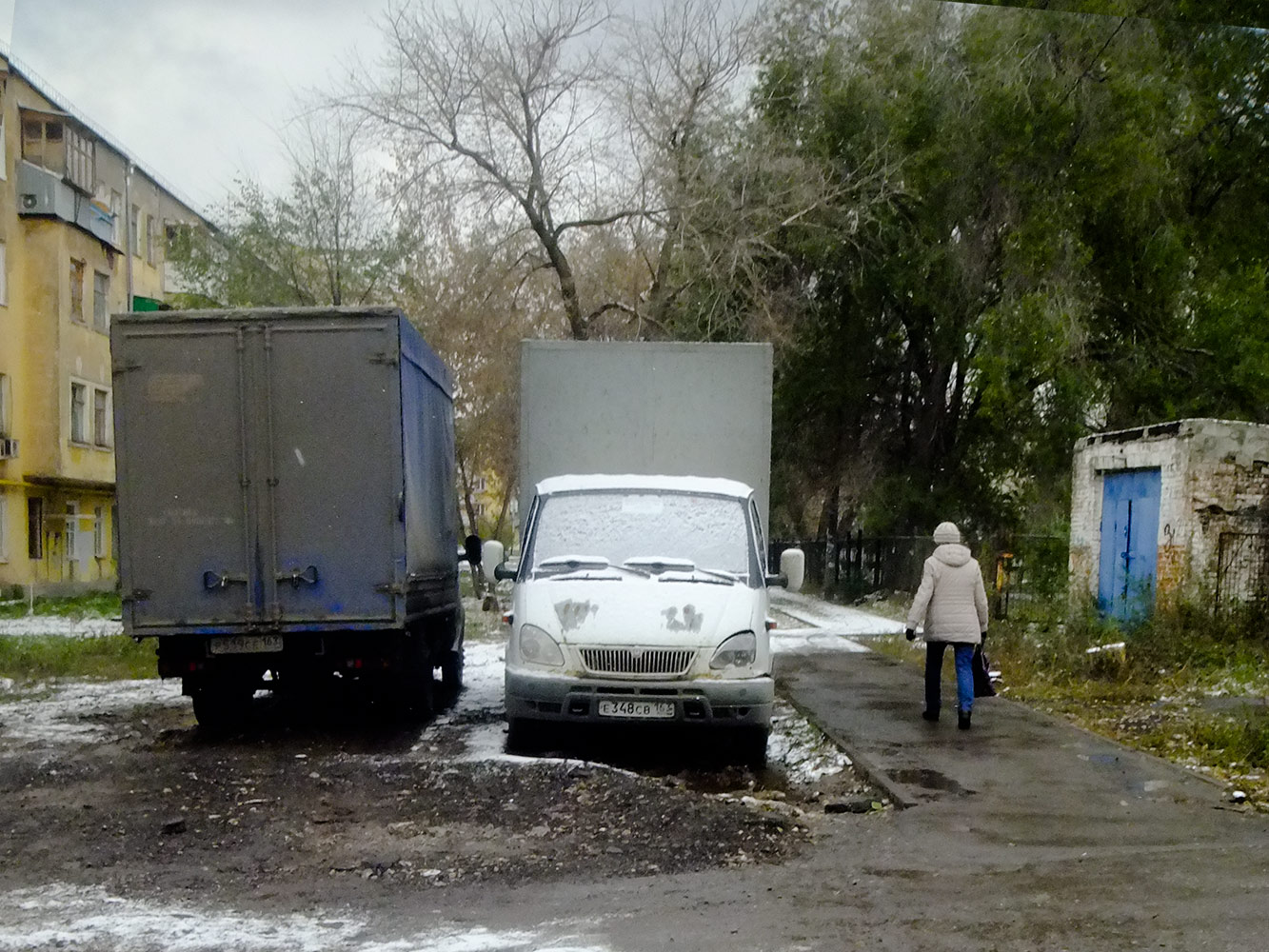 ГАЗ-3302 "Газель" #Е348СВ163. Самара, переулок Штамповщиков