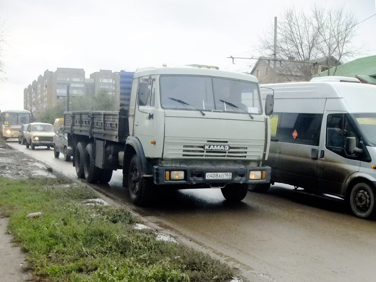 бортовой КамАЗ-5320 #О408АО163. Самара, улица Промышленности