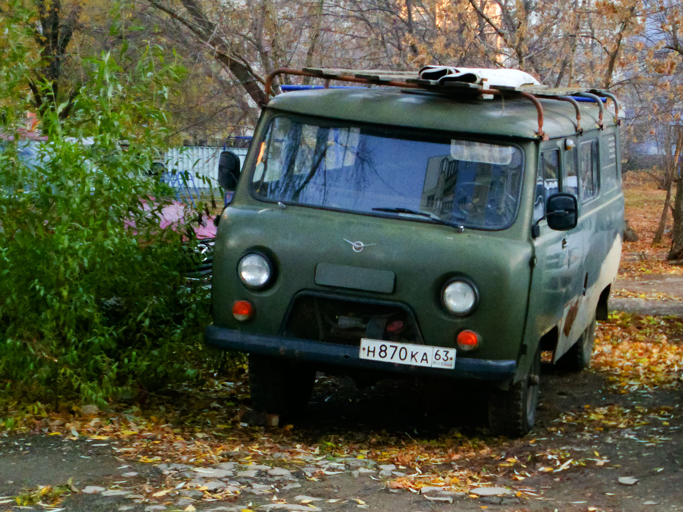 УАЗ-3909 #Н870КА63. Самара, Солнечная улица