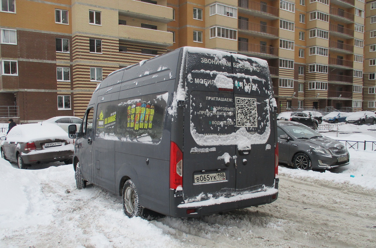 Цельнометаллический фургон ГАЗ-A31R22 #В065УК198. Ленинградская область, пос. Янино-1, Голландская улица