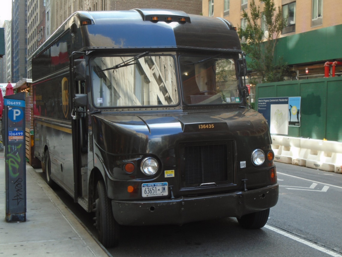 Фургон Grumman Olson UPS #63651-JM. США, Нью-Йорк, West 28th street